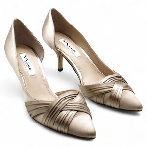 Nina Womens Blakely D'Orsay Heels Satin Evening